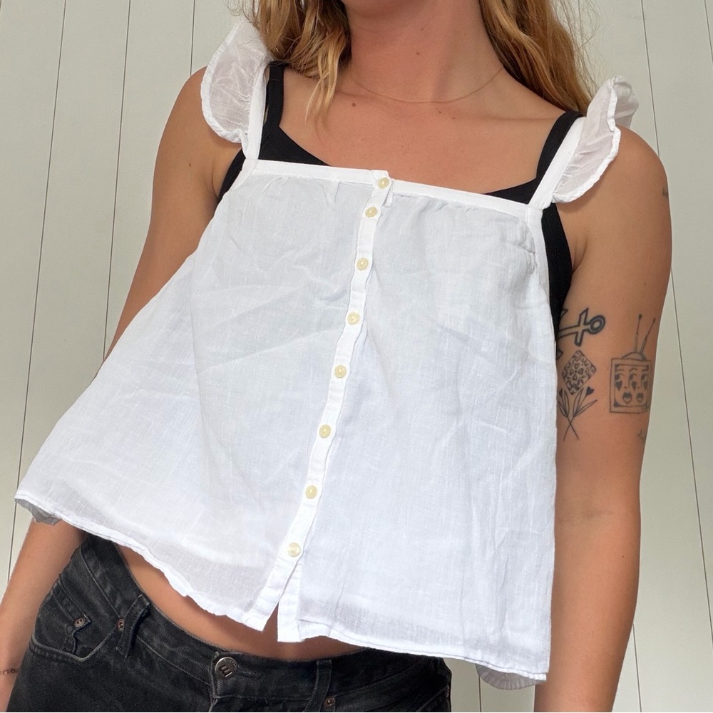 WHITE TANK TOP